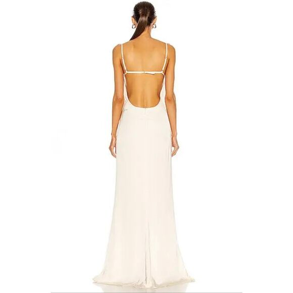 JACQUEMUS La Robe Novio In Beige Size 40 / US 8 - Picture 4 of 14
